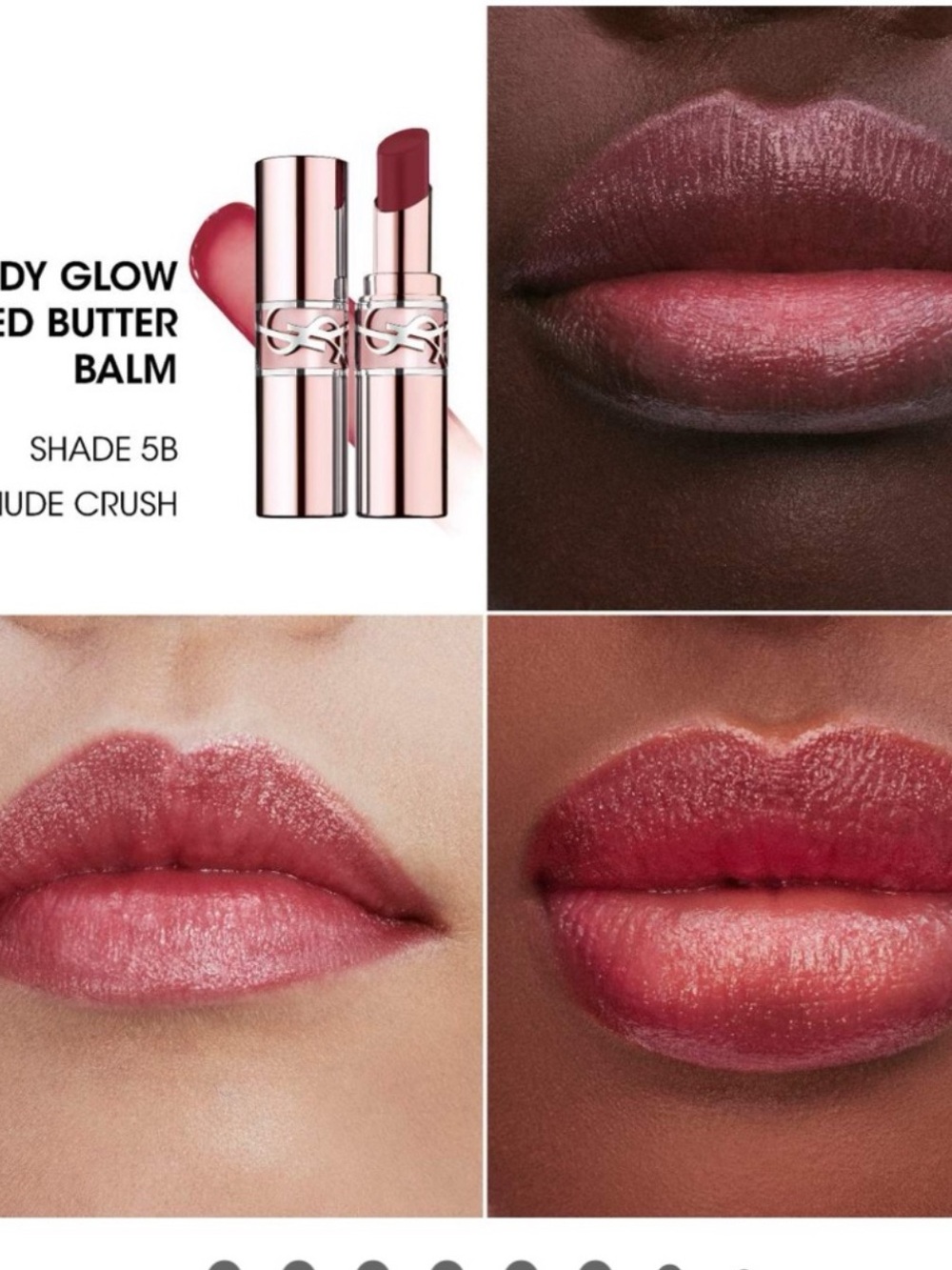 YSL Nude Crush 5B Candy Glow Tinted Butter Balm